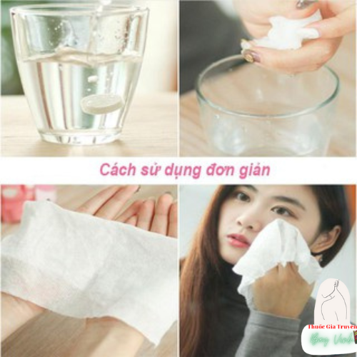 Khăn Giấy Nén Dạng Viên Kẹo Cao Cấp