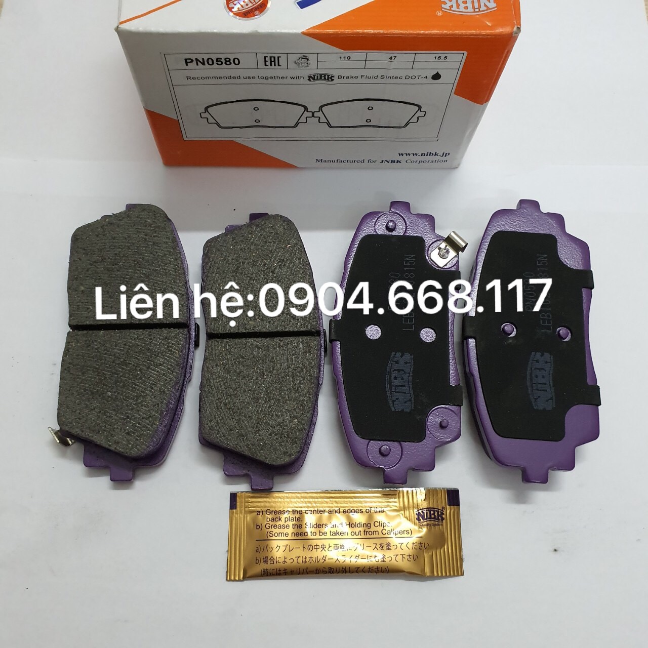Má phanh trước Kia Morning 2012