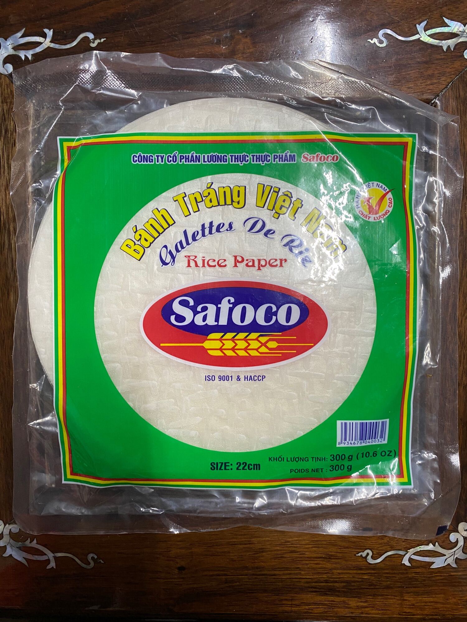 Bánh Tráng Safoco size 22cm (300g)