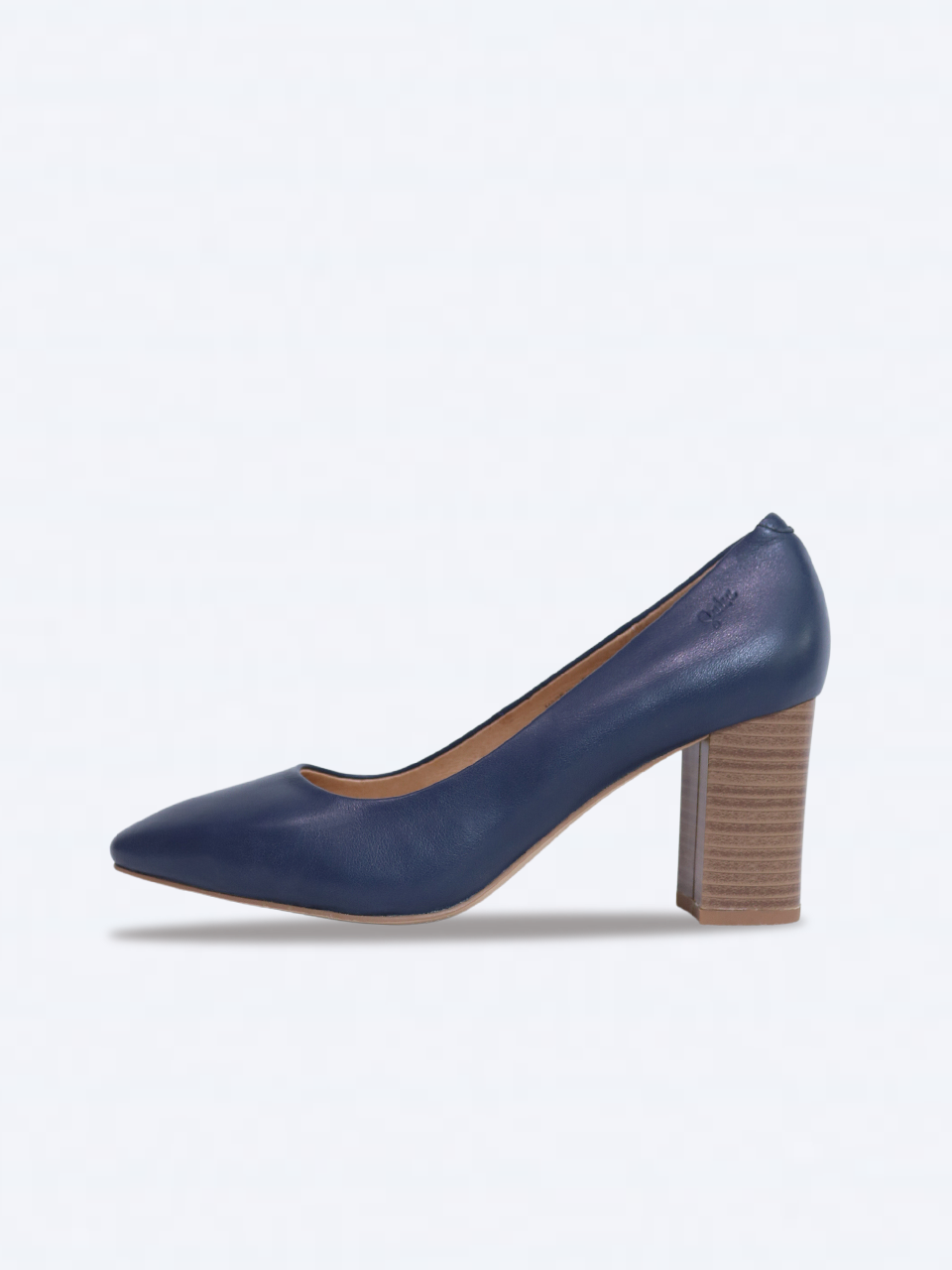 Giày nữ công sở da thật gót trụ 7cm P04 - SALSA pumps