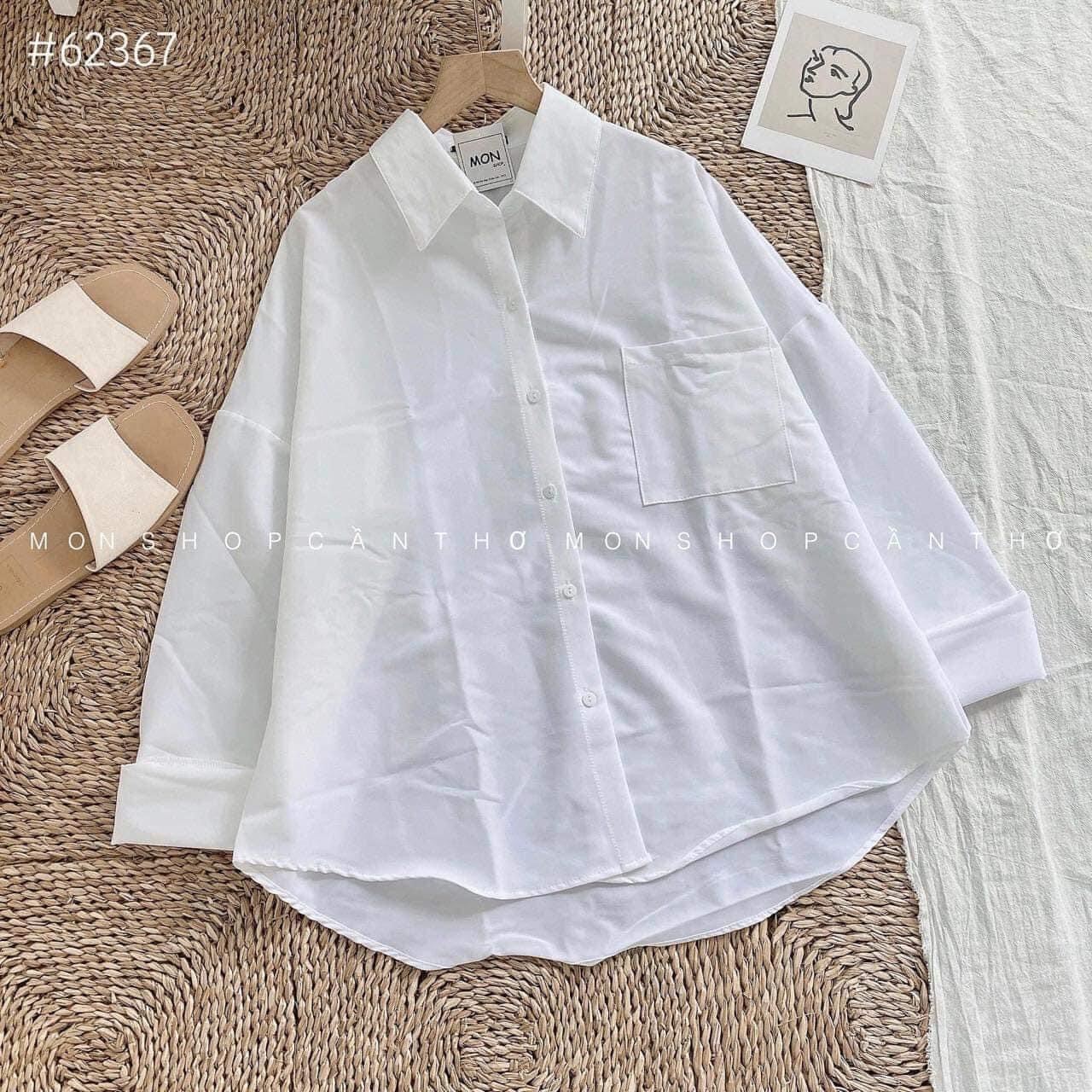Sơ mi tay dài 1 túi lai bầu  ( hình thật) thiết kế đa dạng mẫu mã form dễ mặc thoải mái đường may tỉ mỉ tinh tế