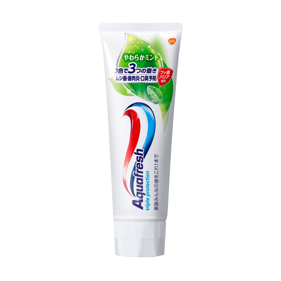 Kem Đánh Răng Aquafresh Triple Protection 140gr - Nội địa Nhật