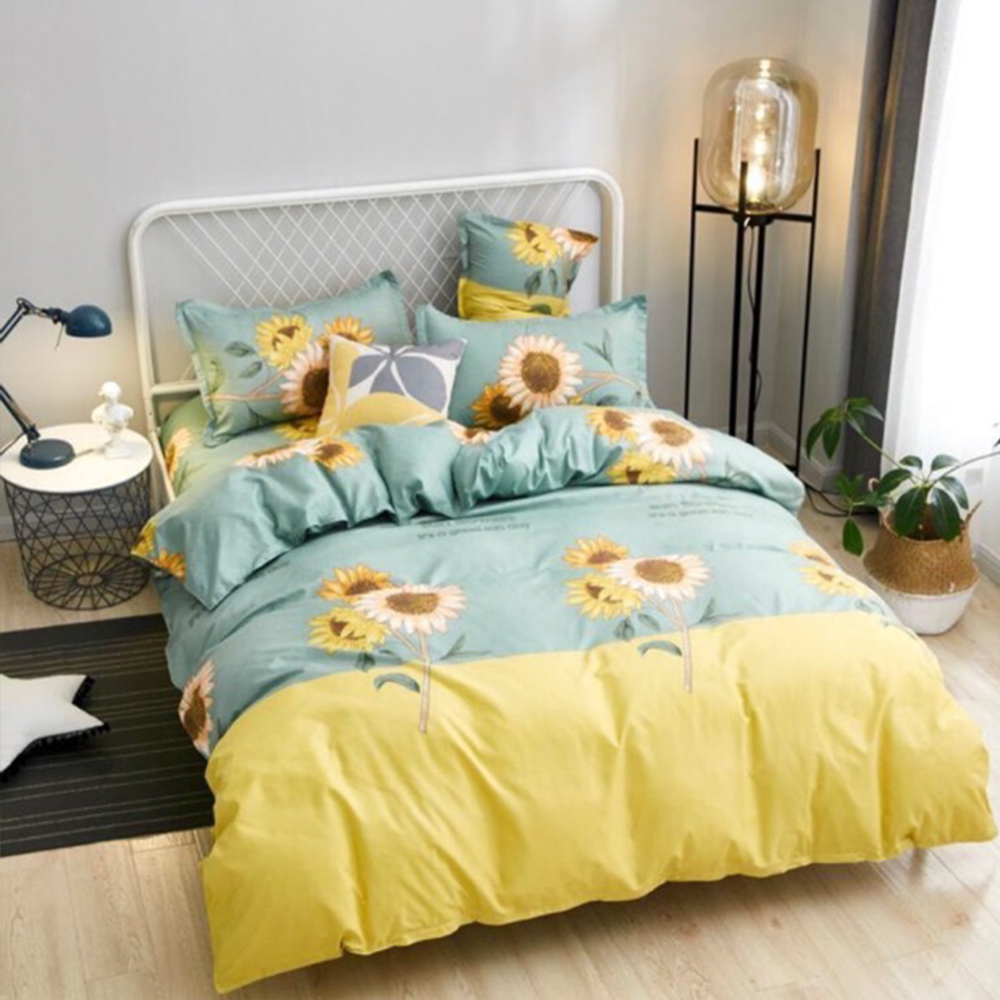 5 PCs set Starry Sky pattern sleeveless quilt cover summer or poly cotton quilt outer cover