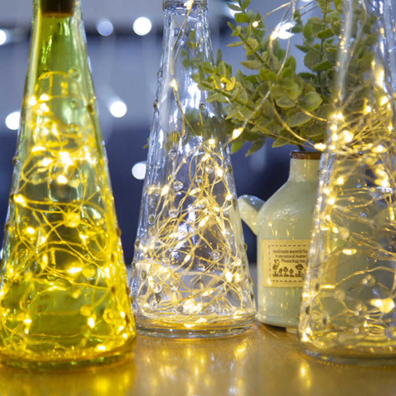 (Pin AA, ko kèm pin) Dây đèn led đom đóm Fairy light trang trí decor 2 chế độ nháy và không nháy