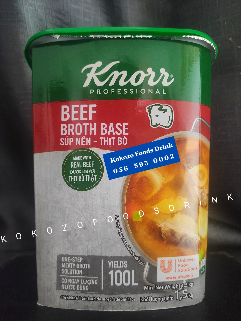 Bột Phụ Gia Làm Giò Chả Phosphate Mix hộp 1KG