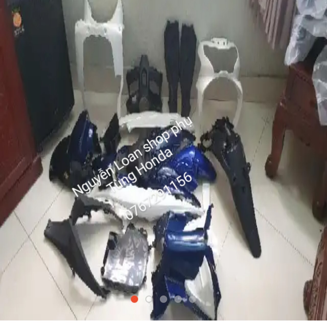 SUZUKI -  DÀN ÁO CHO XE HAYATE  MÀU XANH HÀNG ZIN CHÍNH HÃNG ,CÓ ĐỦ MÀU