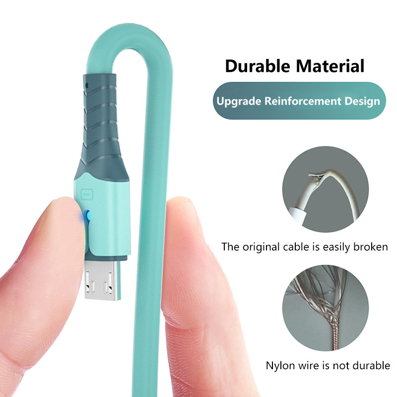 Dây cáp sạc nhanh cổng Micro USB / Iphone / Type C