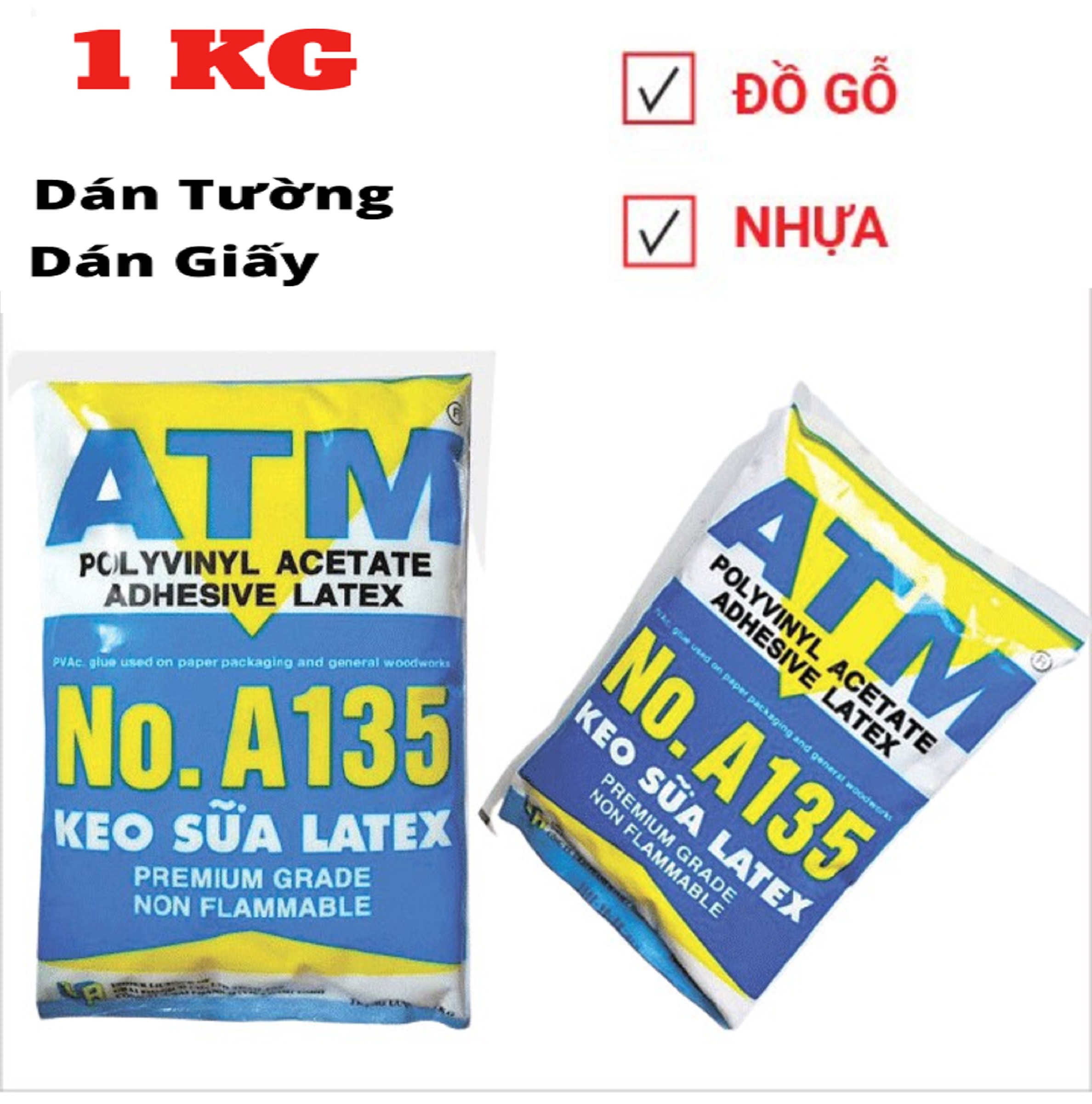 Keo sữa ATM 1 kg (dán gỗ,dán giấy)