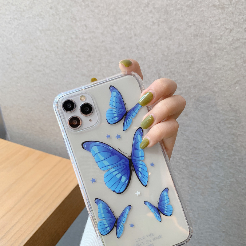 Ốp lưng iPhone 6/6s, 6/6s Plus, 7/8 Plus họa tiết hình bướm