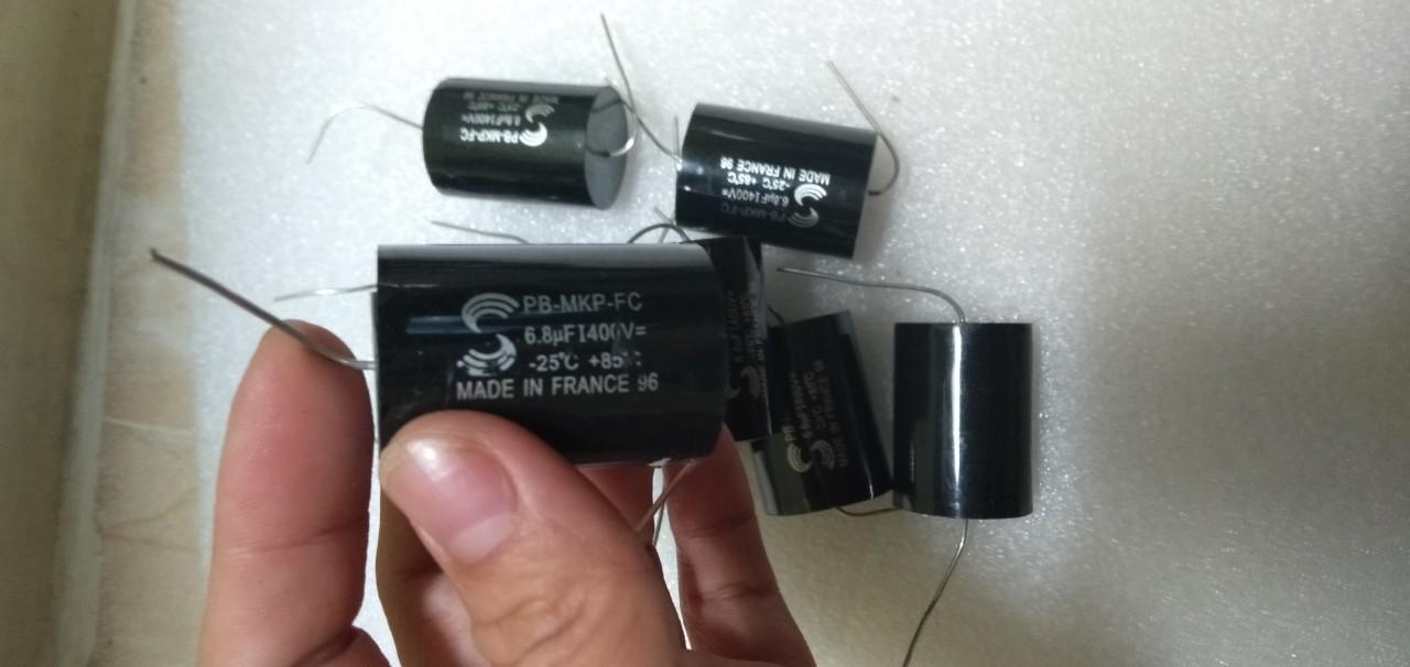 2 Tụ phân tần loa 6.8uf 400v