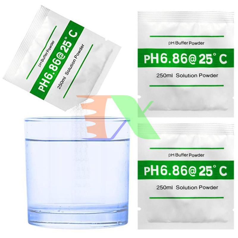 Bộ 3 Gói bột hiệu chỉnh độ PH, Bột chuẩn PH, bột căn chỉnh PH