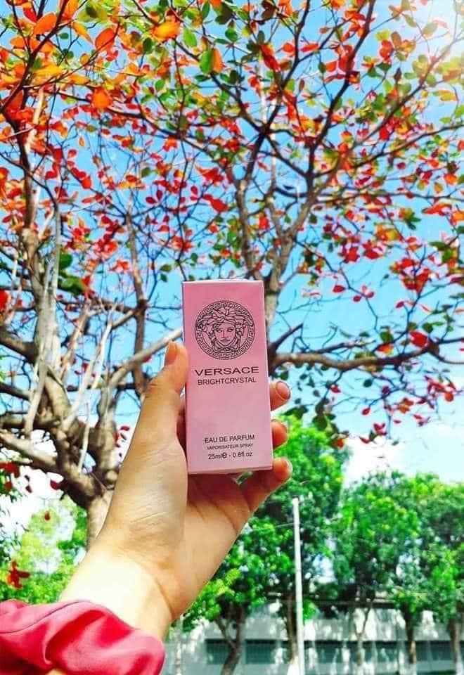 Nước hoa mini Pháp H.parfum VERSACE BRIGHTCRYSTAL Nữ dạng xịt 25ml
