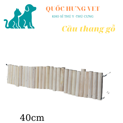 Cầu thang gỗ cho hamster - QUỐC HƯNG VET