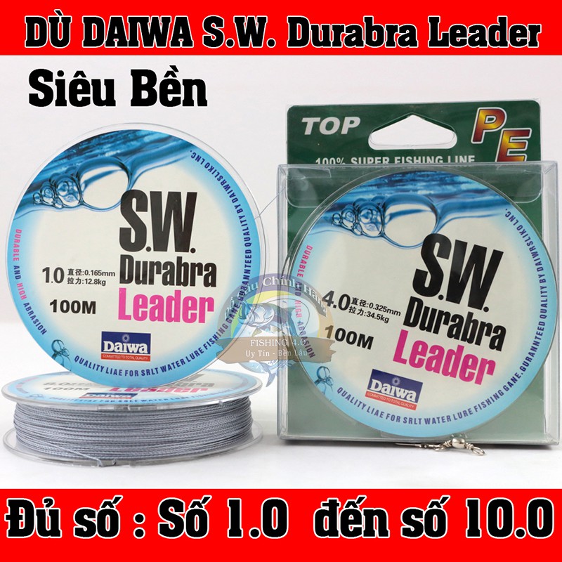 (Giảm giá sốc) Dây dù (Nhợ) câu cá SW đầy đủ số