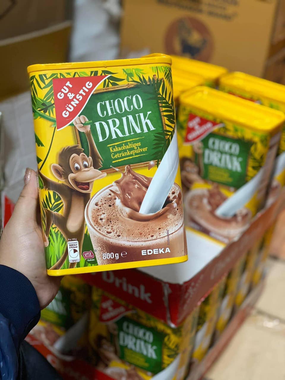 Bột cacao choco drink nội địa đức - hộp 800g