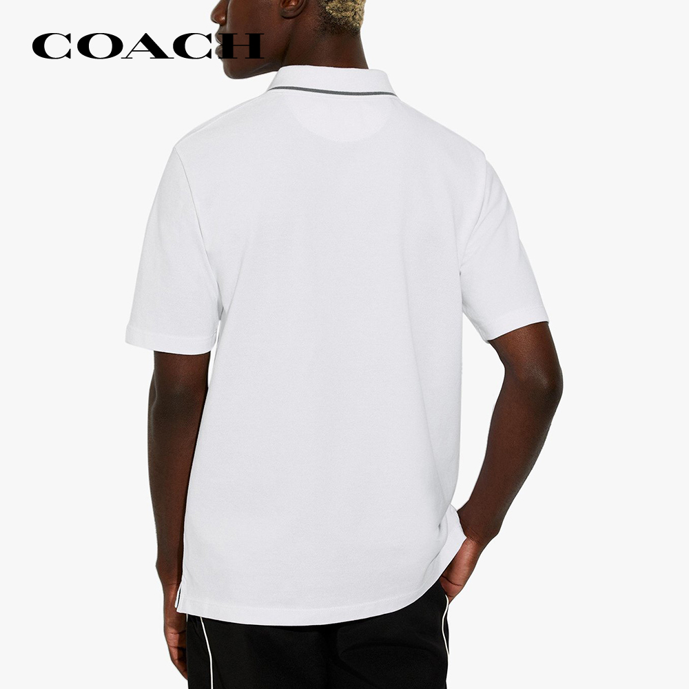 COACH -Áo thun polo nam Essential C5762-WHT