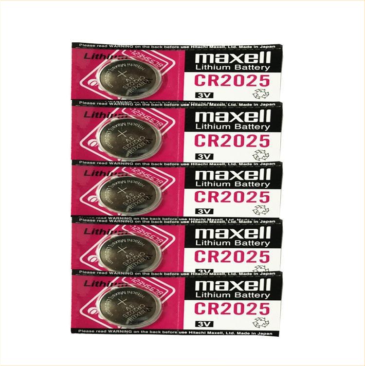 VỈ 5 Viên Pin  Maxell CR2025 Lithium 3V