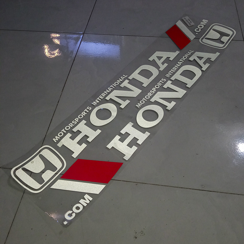 Bộ Tem HONDA Phản Quang Dán Thân xe hơi ( giá bán 2 tem )