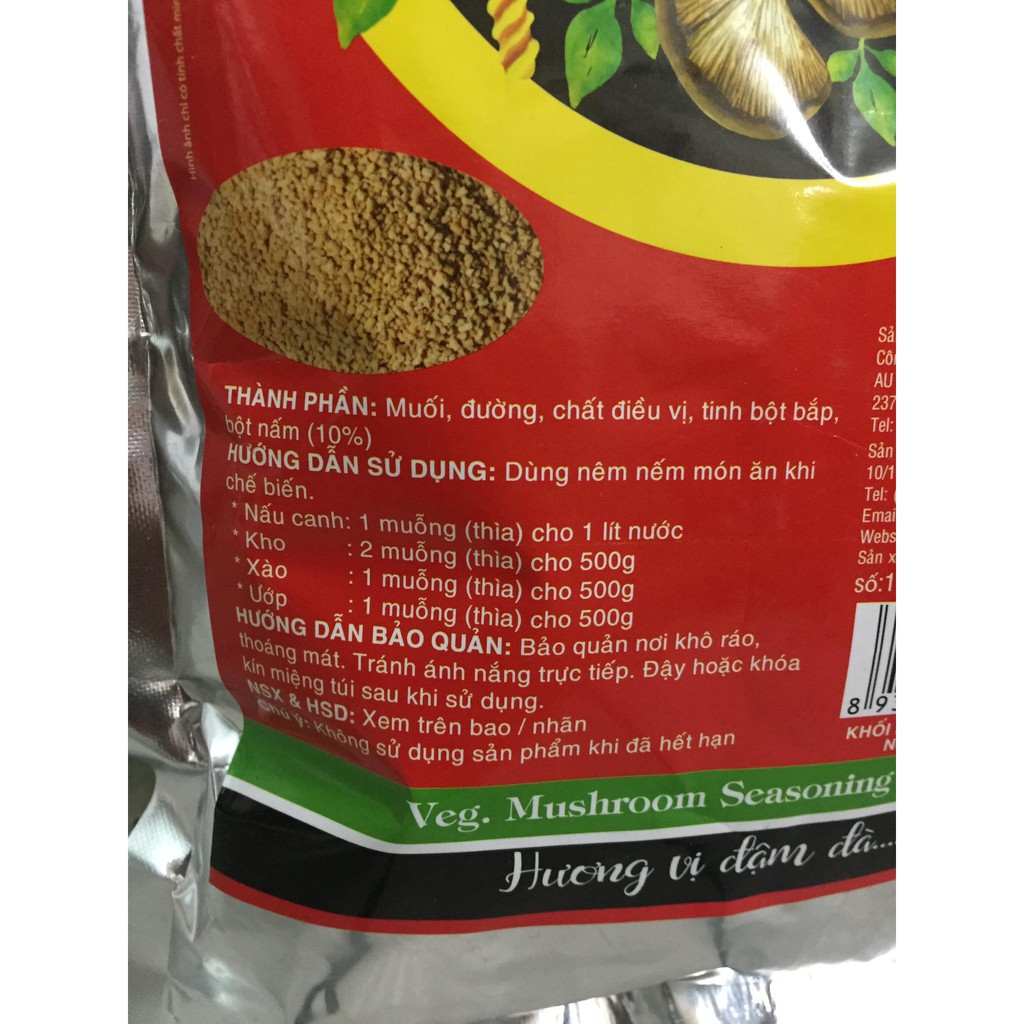 HẠT NÊM NẤM CHAY ÂU LẠC - Gói 500g