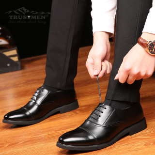 Giày tây nam doanh nhân giày da nam màu đen GLG102 Cuocsongvang thumbnail