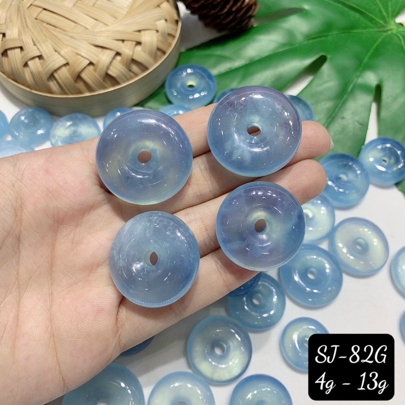 Đồng Điếu Aquamarine 5A nhiều Size Đẹp