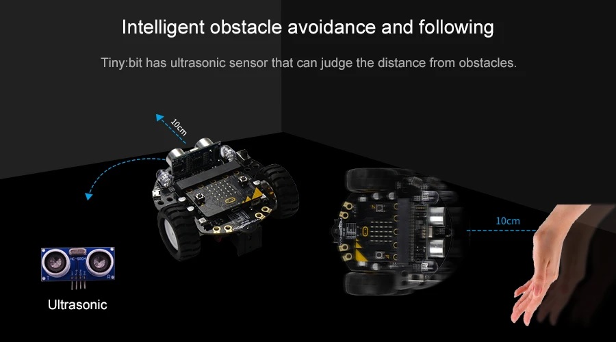 [HCM]Tiny:bit - Xe robot Tiny Bit - Robot lập trình cho trẻ em