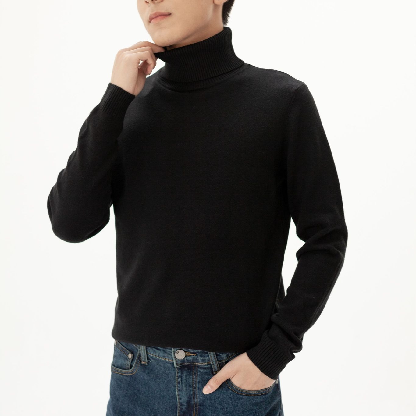Áo len cổ lọ LOOK Turtle neck sweater