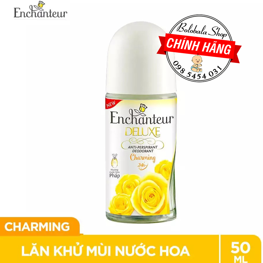 Lăn khử mùi nước hoa Enchanteur Charming 50ml