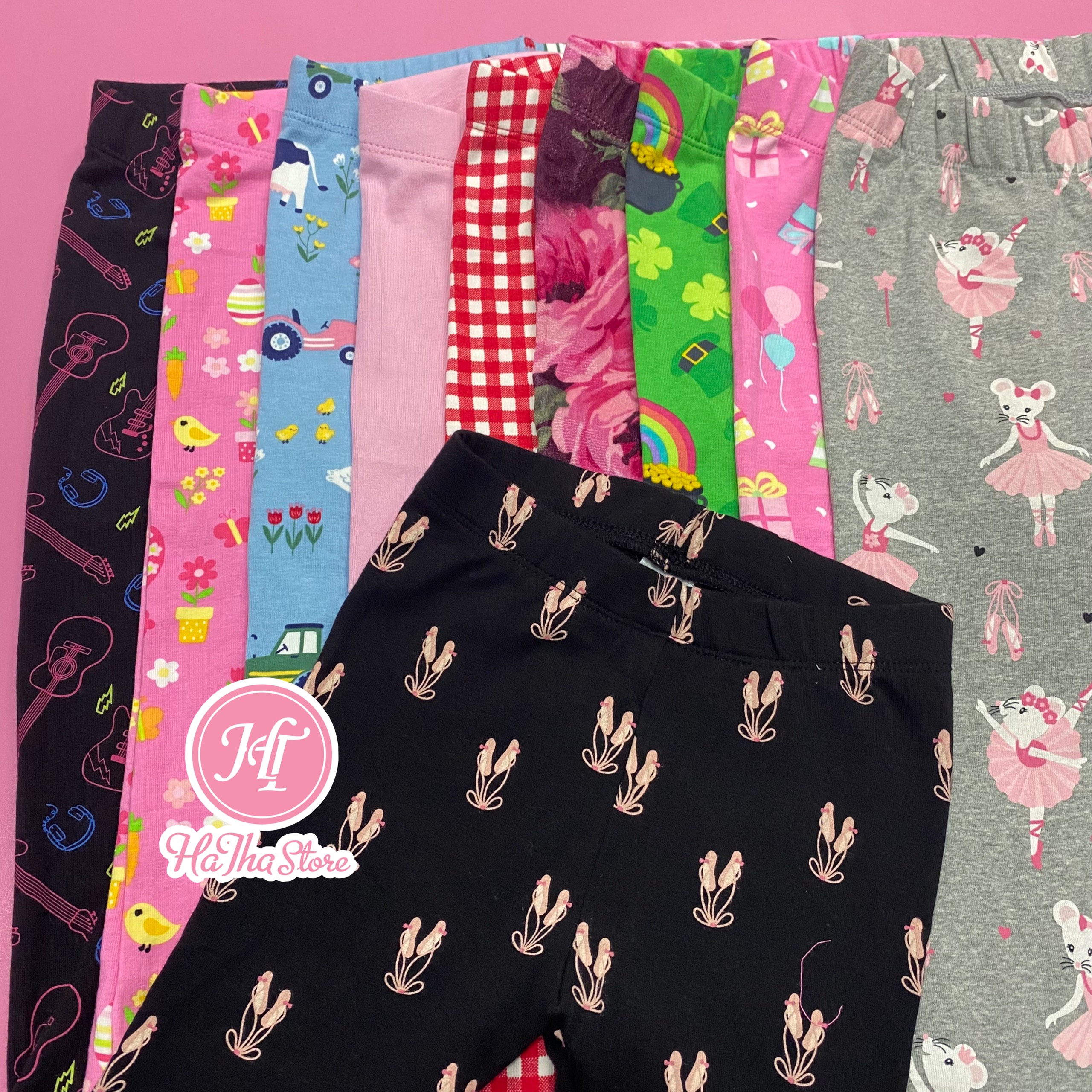 (Size 10-35kg) Quần legging thun GYMBOREE cho bé gái