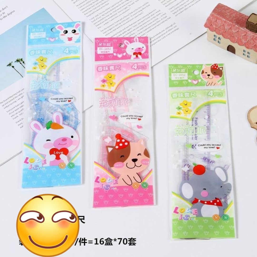 [HCM] SET 4 cây thước kẻ đa năng