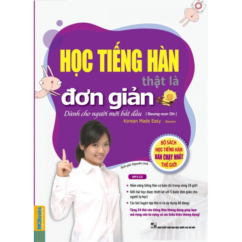 Sách - học tiếng hàn thật là đơn giản - dành cho người mới bắt đầu + tặng kèm bút bi