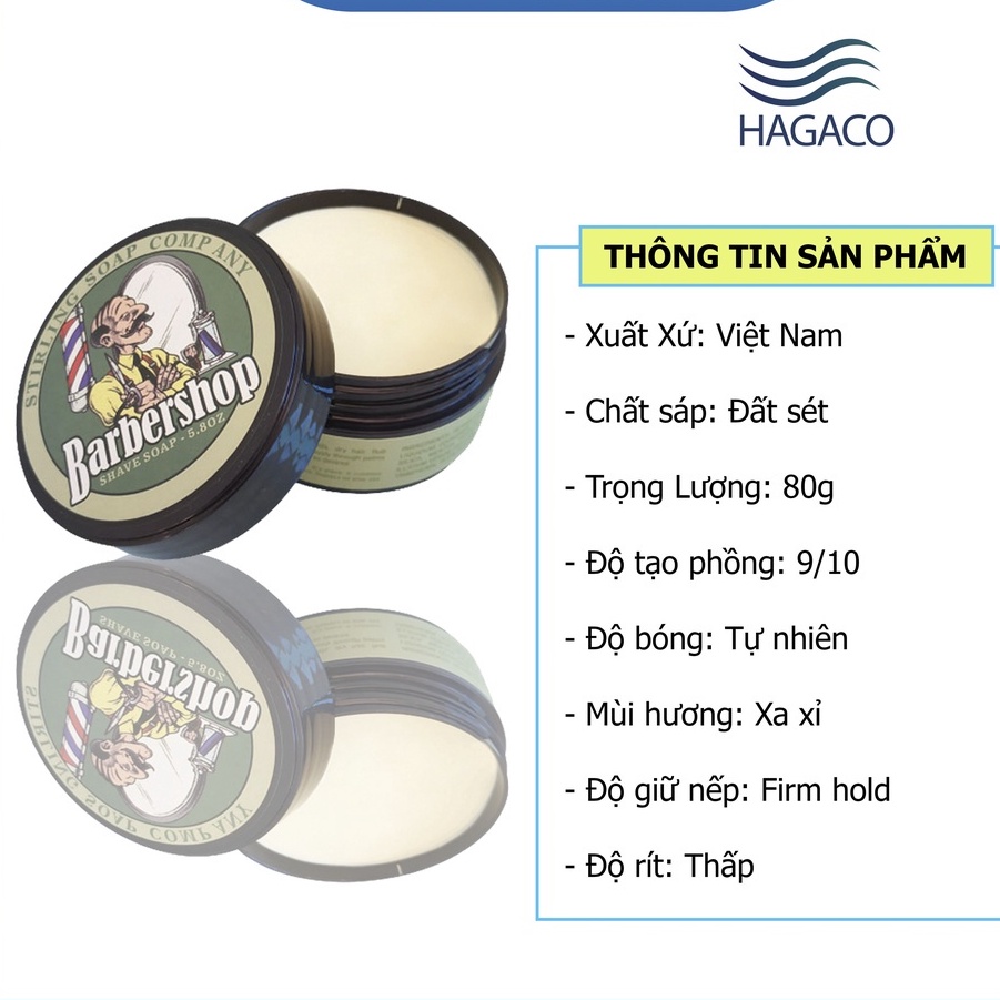 Sáp vuốt tóc Barbershop Shave Soap