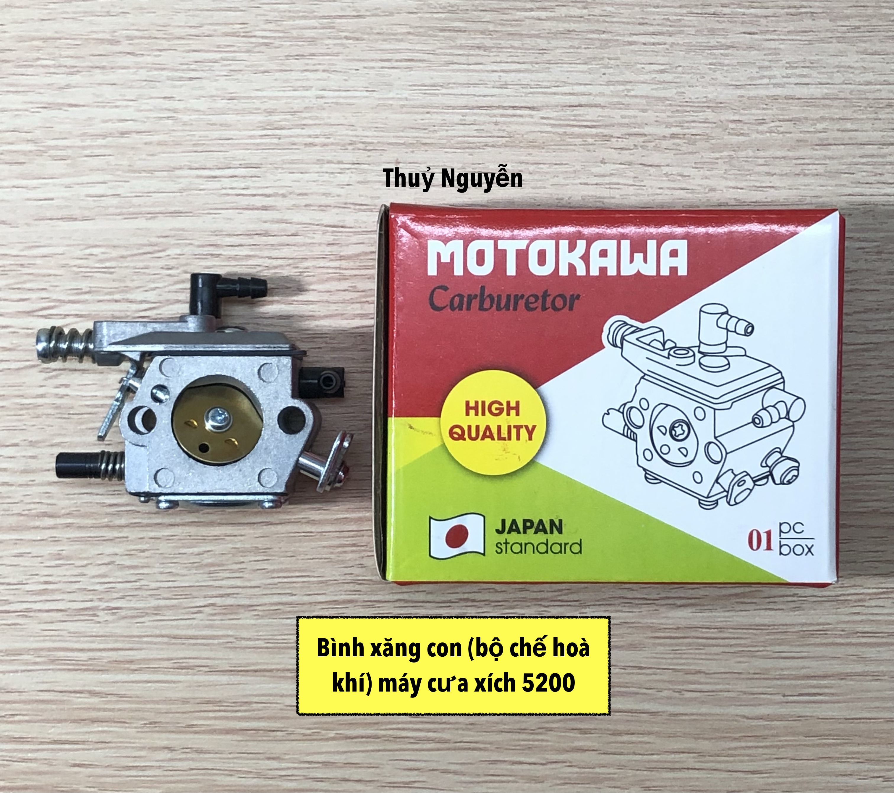 Bình xăng con (Bộ chế hoà khí) máy cưa 5200