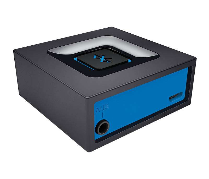 Adapter Bluetooth Logitech chuyển loa có dây thành tín hiệu Bluetooth không dây (Đen) Chính Hãng