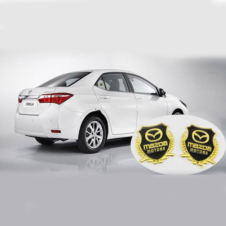 Bộ 02 Logo Bông lúa Mazda