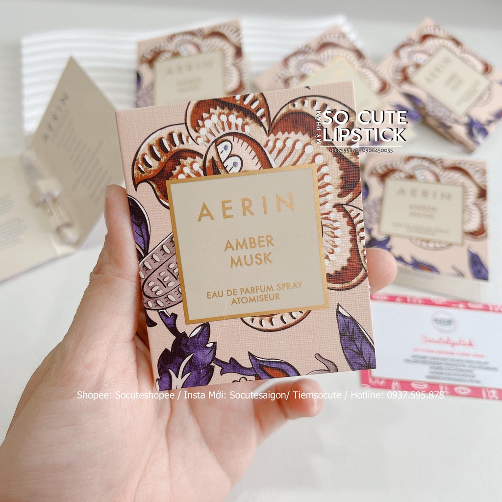 Vial nước hoa aerin amber musk 1.5ml