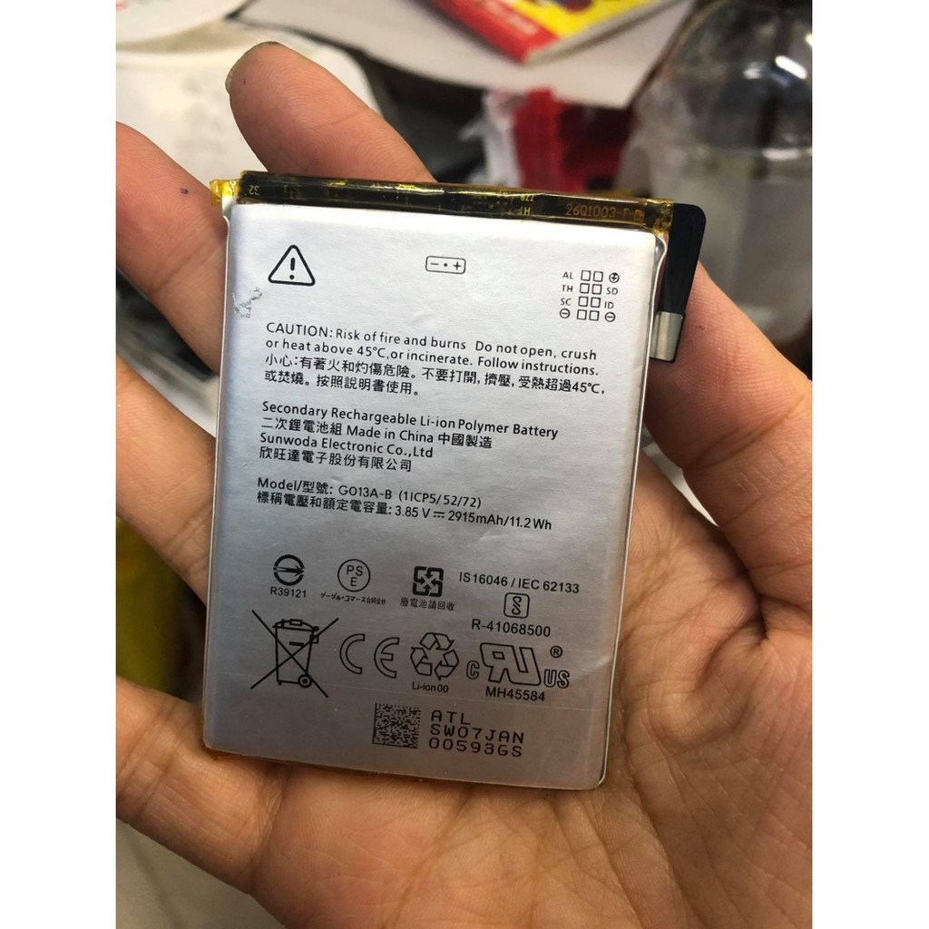Pin máy google Pixel 3 (5.5”) G013A dung lương pin 2915 mAh