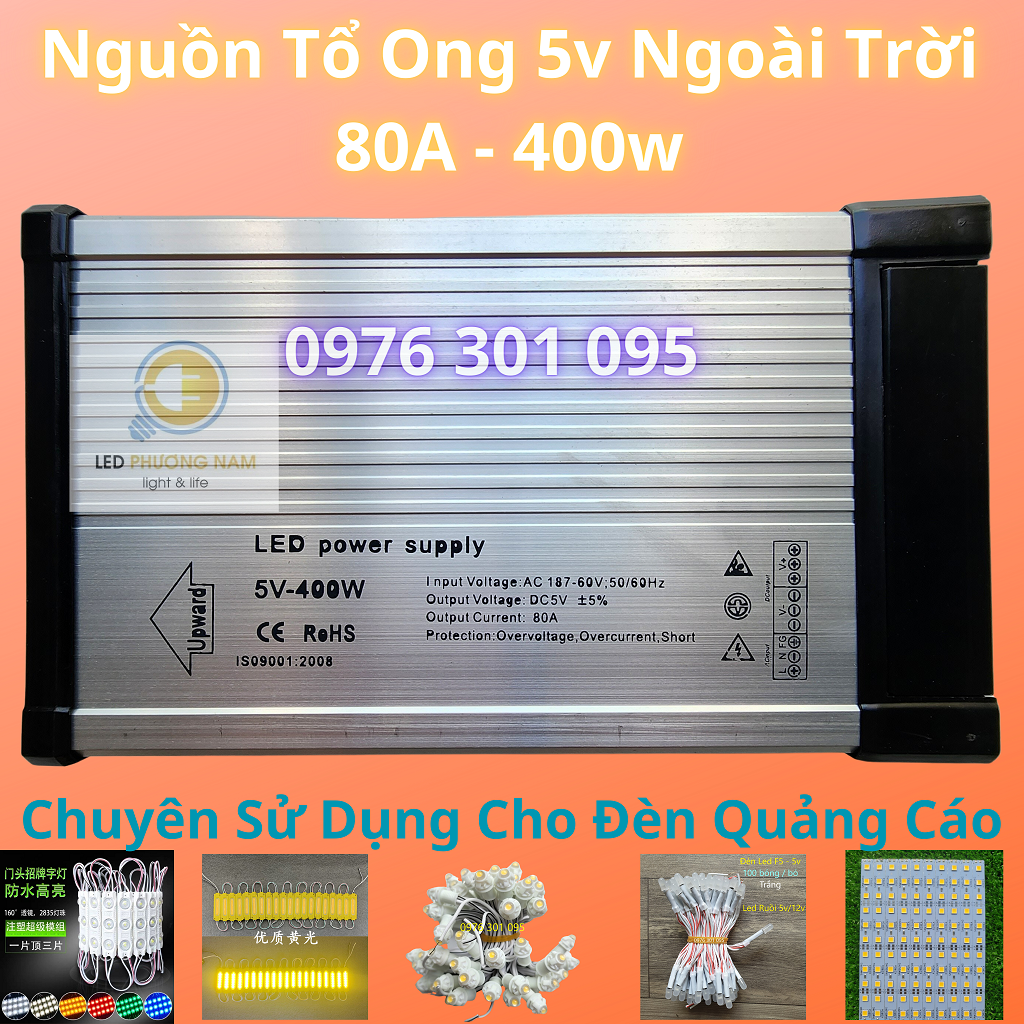 Nguồn tổ ong 5v / 40a - 60a - 70a
