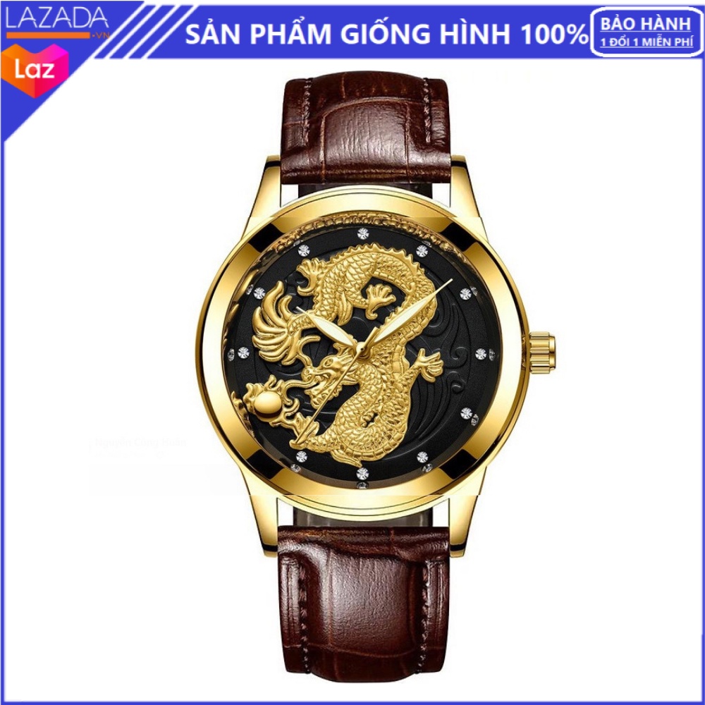 Đồng Hồ Nam FNGEEN Mặt Rồng 3D Đẳng Cấp & Khác Biệt