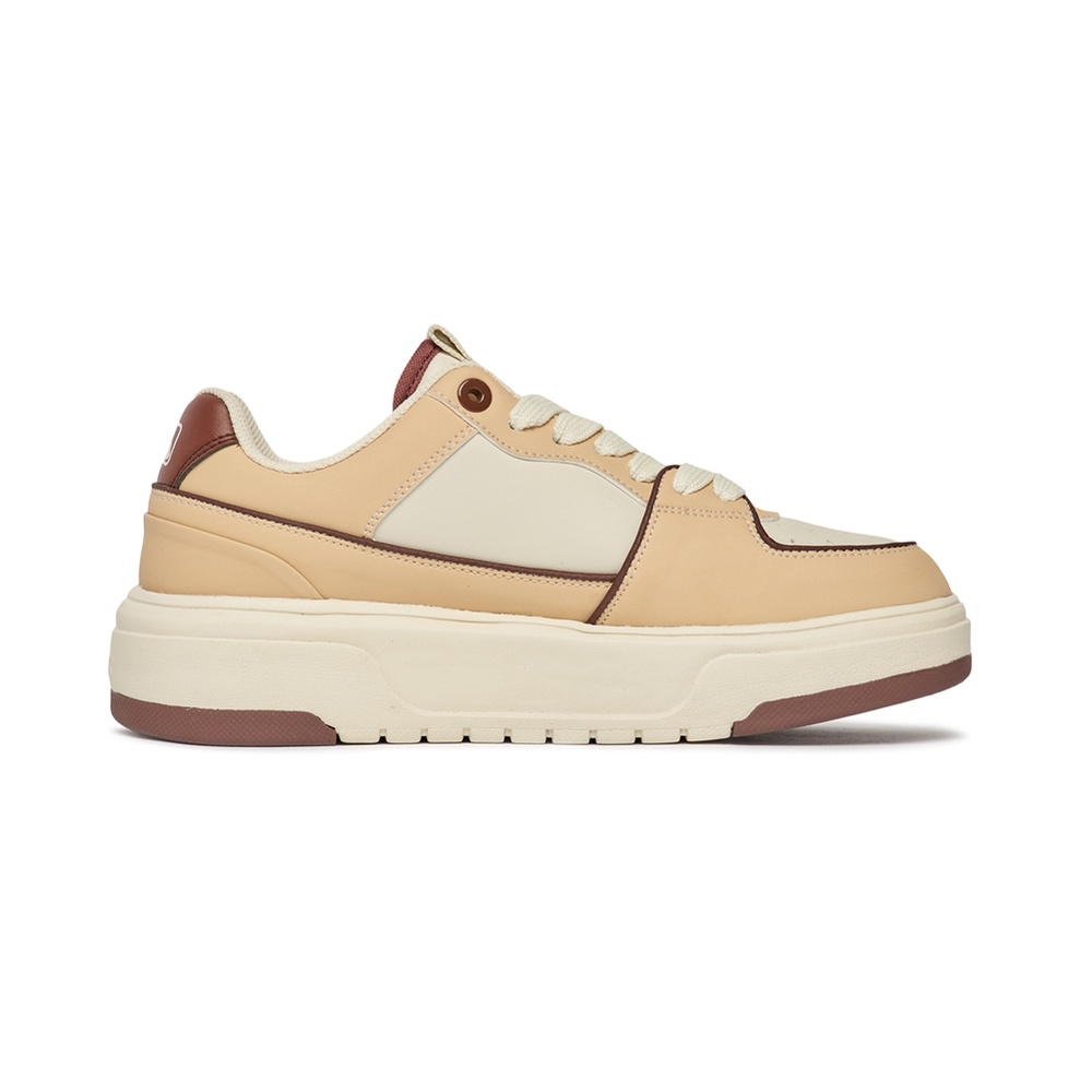 Giày Sneaker MLB Chunky Liner Low Boston Red Sox Beige (Full box)