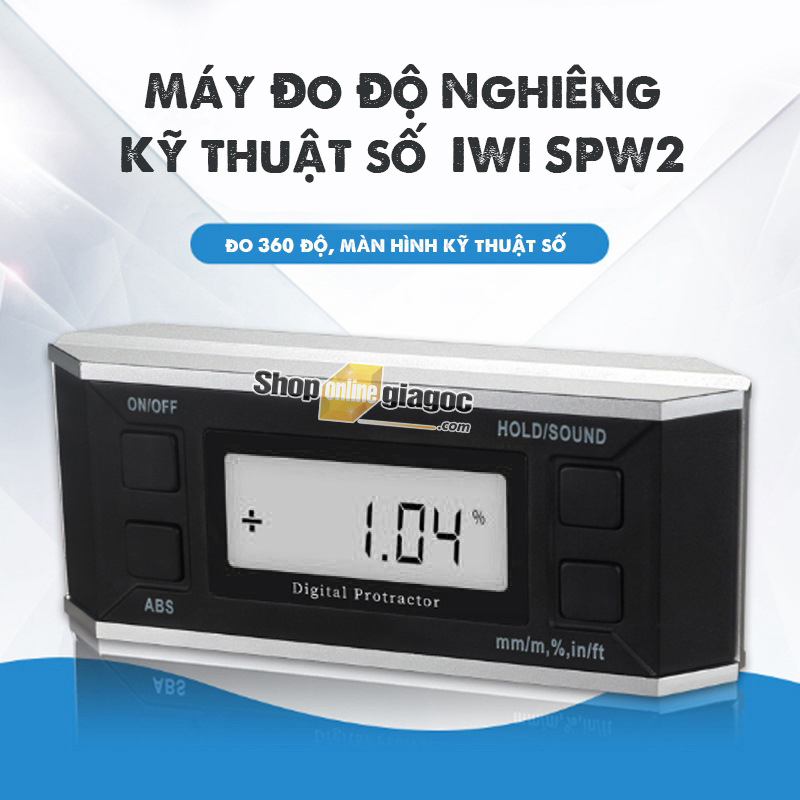 MÁY ĐO ĐỘ NGHIÊNG KỸ THUẬT SỐ IWI SPW2