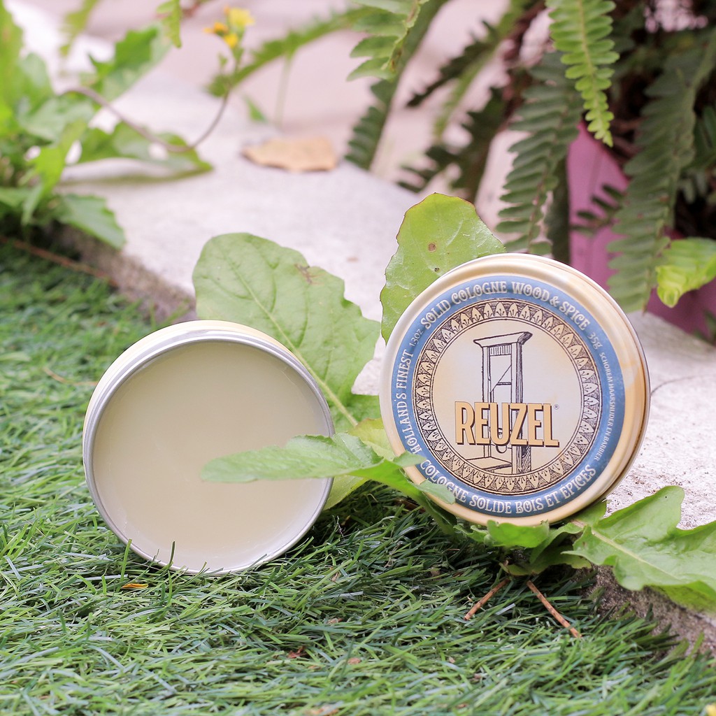 [HCM] Sáp Thơm Cho Cơ Thể Reuzel Solid Cologne Wood & Spice 35g