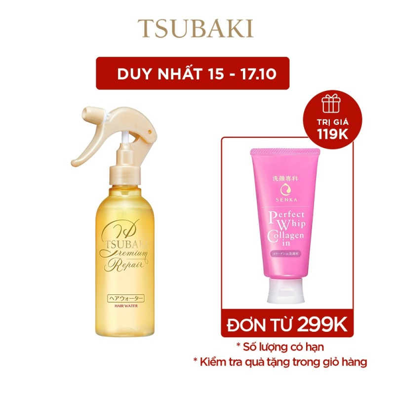 Xịt dưỡng Tsubaki phục hồi ngăn rụng tóc giá rẻ