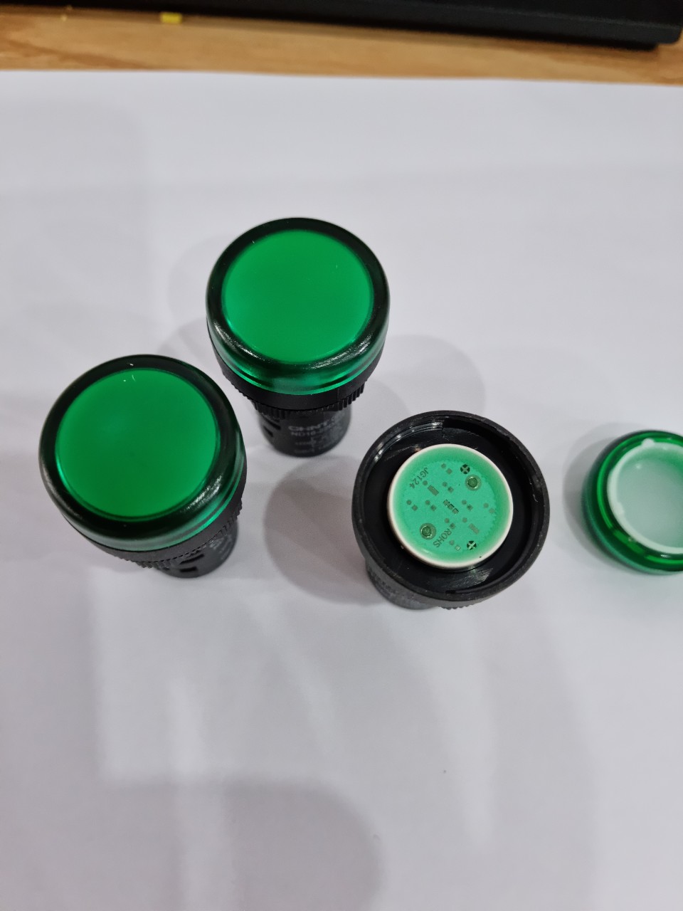Đèn báo pha tủ điện - Chint phi 22mm ND16-22DS/4 điện 220VAC