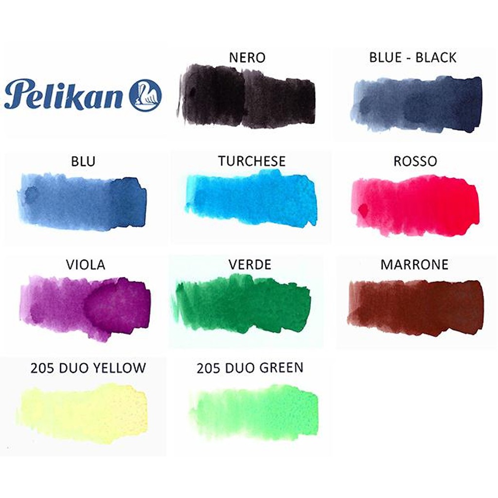 Sỉ / lẻ Mực Pelikan các màu 4001 (lọ 62.5ml)