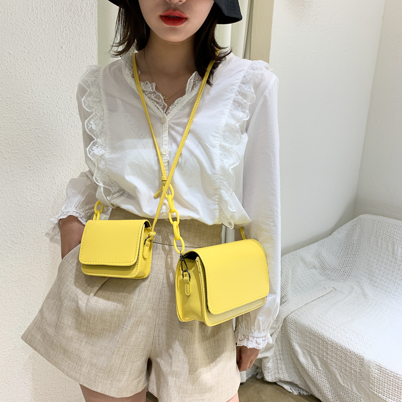 Túi vuông nhỏ/lớn đeo chéo phong cách Hàn