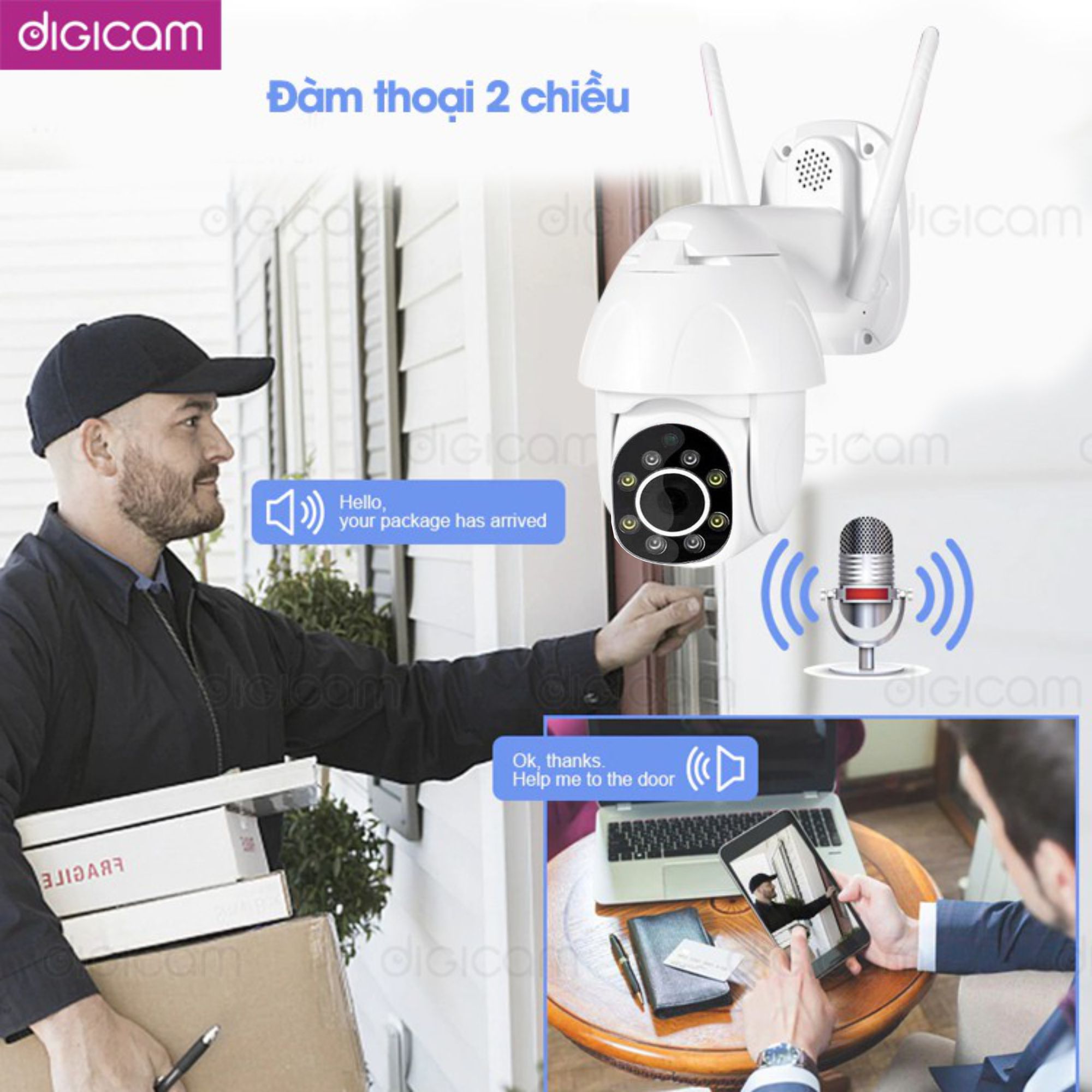 Camera IP YooSee Xoay 360 độ PTZ - Cao cấp Full HD