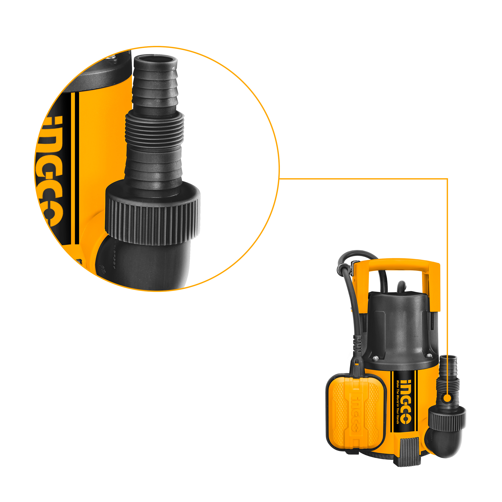Máy bơm chìm nước sạch INGCO SPC4001 400W 0.5HP