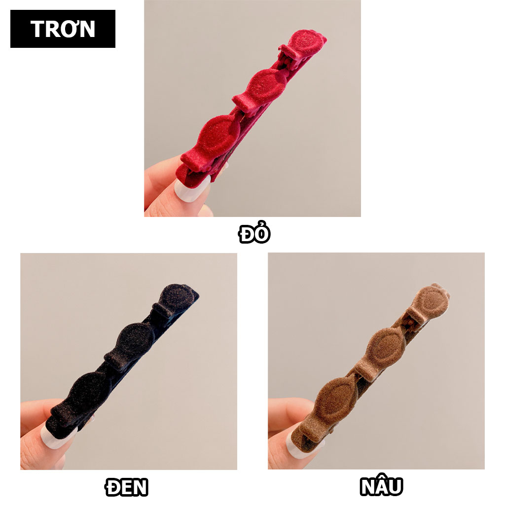 Kẹp tóc dài mỏ vịt phong cách KT38