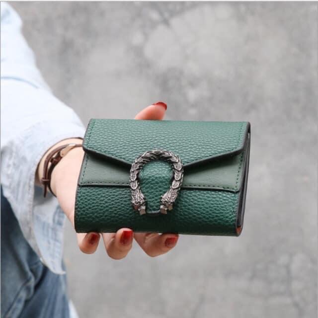 Ví ngắn mini nữ cầm tay đầu rồng